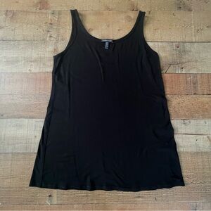Eileen Fisher Tank Top Black XSmall Fitted